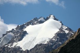 Gletscher der lokalen Berge