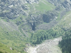 Ansicht des Wasserfalls